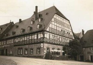 Hartenstein, Weißes Ross : Gasthof "Weißes Ross" in Hartenstein