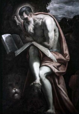 Der heilige Hieronymus in der Wüste