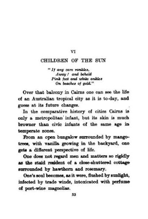 VI CHILDREN OF THE SUN