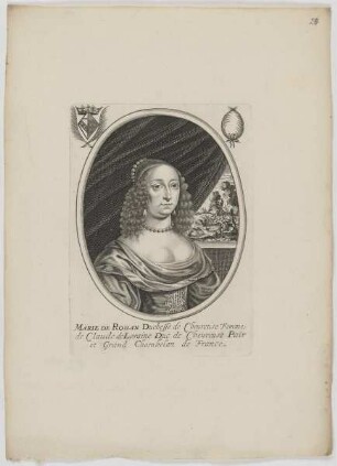 Bildnis der Marie de Rohan de Cheureuse