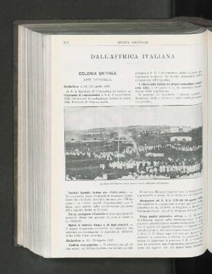 Dall'Affrica Italiana.