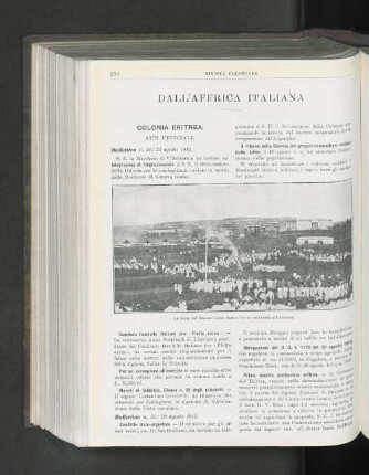 Dall'Affrica Italiana.