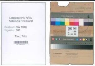 Entnazifizierung Fritz Treu , geb. 26.05.1915 (Dachdecker)