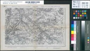 Karte von Frankreich 1:80.000. Gruppe II: Chartres 64 D. [Kartographische Abtheilung der Königl. Preuss. Landes-Aufnahme]
