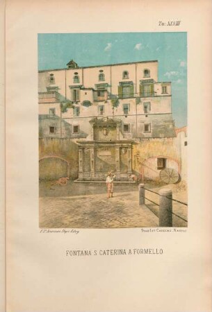 Tav. XLVIII. Fontana S. Caterina a Formello