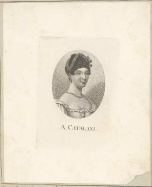 Bildnis der Angelica Catalani