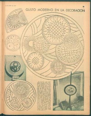 Gusto moderno en la decoración [Dibujos y fotografías]