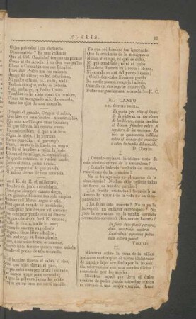 El canto del último poeta.