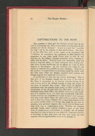 Contributions to the Navy.