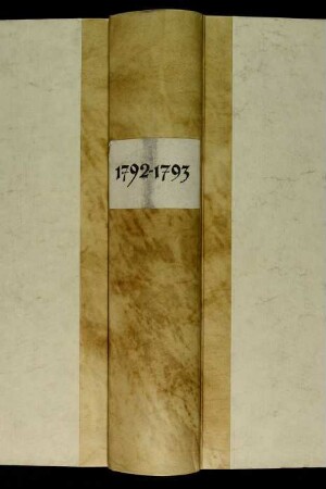 Ratsprotokolle, 1792 Juli 30. - 1793 Juli 23.