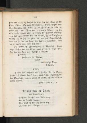 Urians Reise om Jorden,