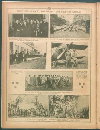 Fray Mocho en el Paraguay.- Las fiestas patrias