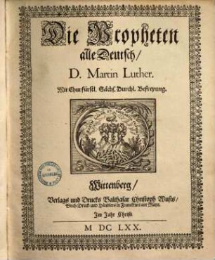 Die Propheten alle deutsch