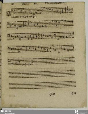 XI. Allein Gott in der Höh sei Ehr