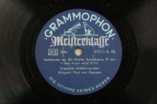 Zweite Symphonie, D-dur, op. 36 : 4. Satz: Allegro molto, II. Teil
