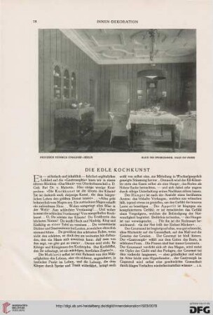 Die edle Kochkunst