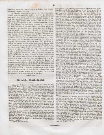 20 Kirchliche Mittheilungen