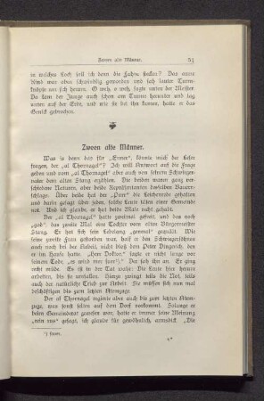 Zween alte Männer