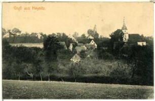 Heynitz. Blick auf Heynitz