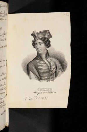 123r-123v, Cecilie Gräfin von Plater, gest. 23. Dec. 1831