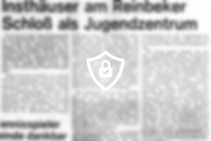 Insthäuser am Reinbeker Schloß als Jugendzentrum
