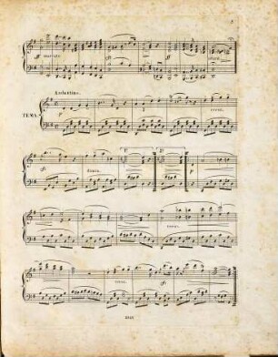 Trois thèmes variés pour le pianoforte : op. 34, 3. Air italien de Donizetti