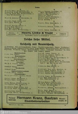 Teichnitz mit Neuteichnitz