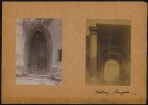 Portal, Koblenz. Durchfahrt, Koblenz: Ansichten (aus: Skizzen- und Fotoalbum 19)