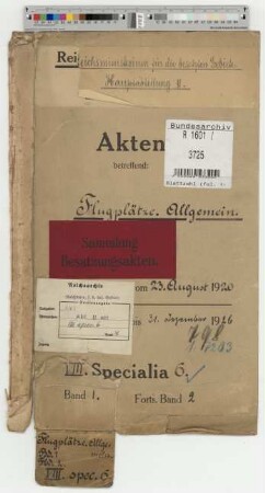 Flugplätze: Allgemeines