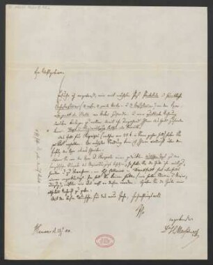 Brief an B. Schott's Söhne : 15.01.1844