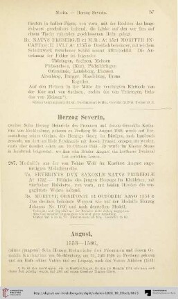August, 1553 - 1586 (Nr. 288-382)