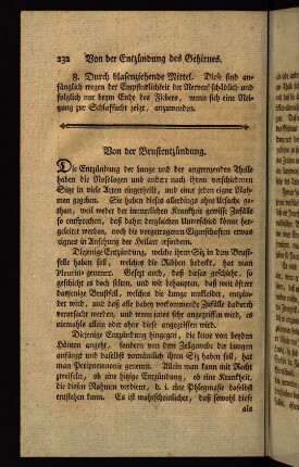 232-275, Die Brustentzündung