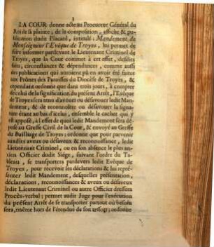 Arrest De La Cour De Parlement : Extrait Des Registres Du Parlement. Du 14 Juillet 1756.