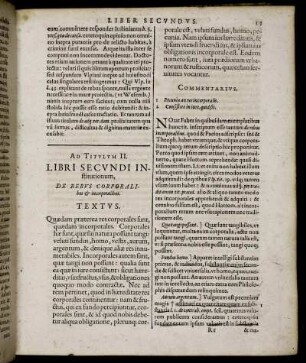 Ad Titulum II. - Ad Titulum V.