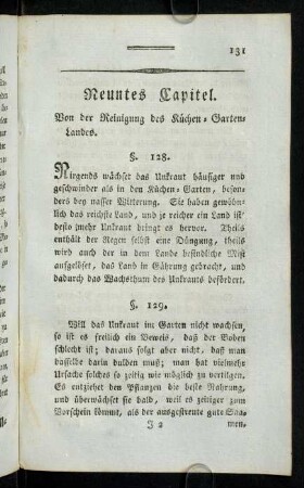 131-136, Neuntes Capitel.