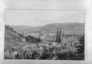 Marburg mit Elisabethkirche