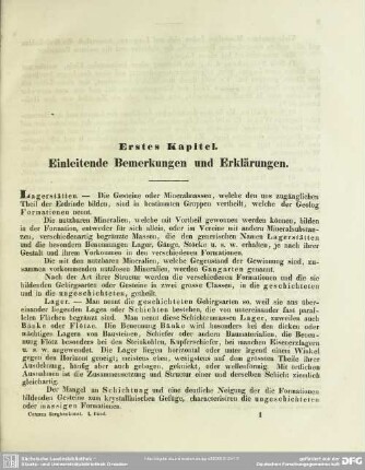 Erstes Kapitel. Einleitende Bemerkungen und Erklärungen