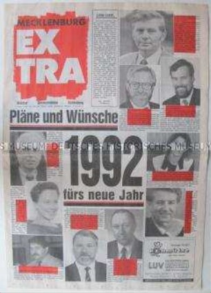 Wochenzeitung "Mecklenburg Extra" für die Region Wismar-Grevesmühlen-Schönberg