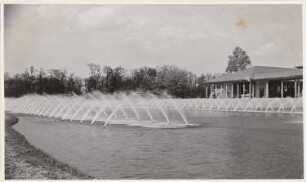 Reichsgartenschau 1939 auf dem Killesberg, Stuttgart: Große Wasserspiele am Haupteingang