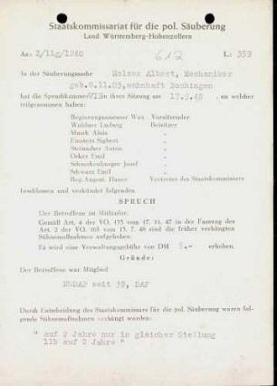 Holzer, Albert