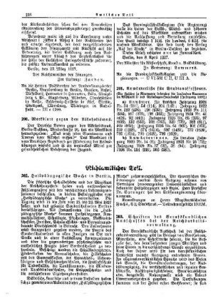 Merkblatt gegen den Alkoholismus : [Amtlicher Teil]