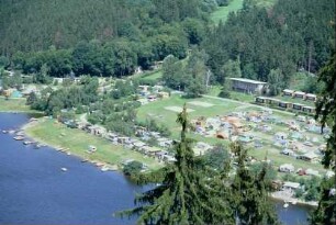 Blick auf Campingplatz Neumannshof