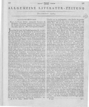 Rouchette, R.-D.: Antiquités grecques du Bosphore-Cimmérien publiées et expliquées par M. Raoul-Rochette. Paris: Firmin-Didot 1822