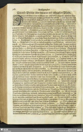 Auslegung des neun und achtzigsten Psalms