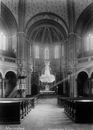 Marienbad. Katholische Kirche, Inneres