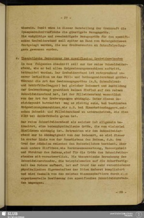 4. Theoretische Berechnung des spezifischen Grabwiderstandes