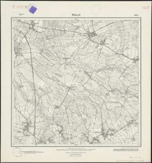 Messtischblatt 1456 : Wittorf, 1931 Wittorf : Wittorf. - Hrsg. 1899, bericht. 1913, einz. Nachtr. 1931. - 1:25000. - [Berlin]: Reichsamt für Landesaufnahme, 1931. - 1 Kt.