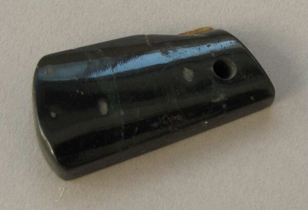 Jewellery pendant made from obsidian