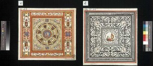 Deckengestaltung ("Plafonds tirés des ruines du Palais de Neron")