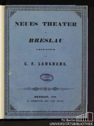 Neues Theater in Breslau